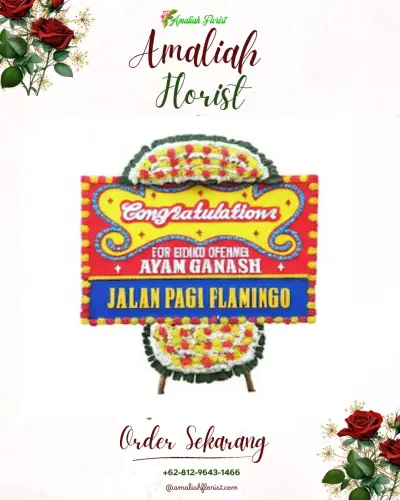 Bunga Papan Congratulation di Katapang